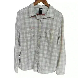 The North Face plaid